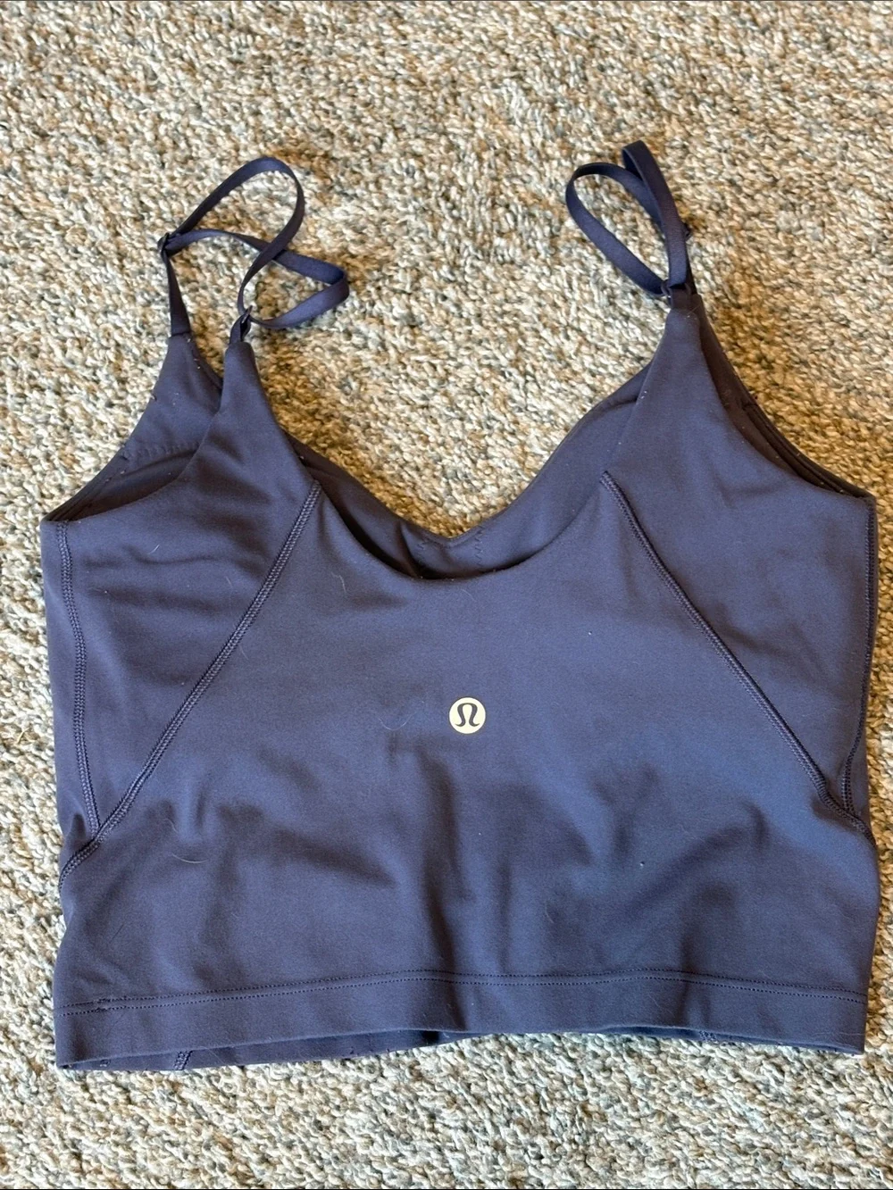 Lululemon Seamless Bralette Crop Top - grape